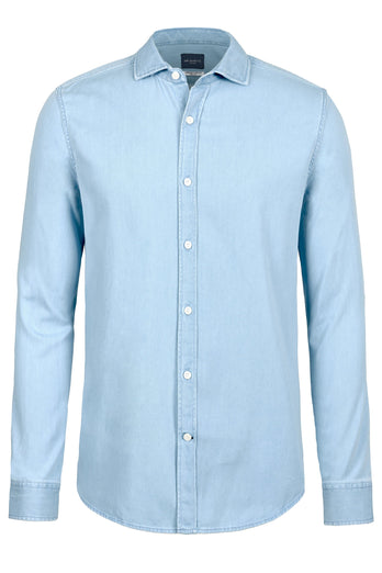 Charles * Die Denim Shirts ultra light blue men's denim shirt | MR MARVIS
