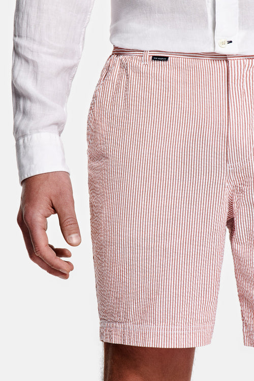 Decks * Die Seersucker Shorts – Breite Streifen