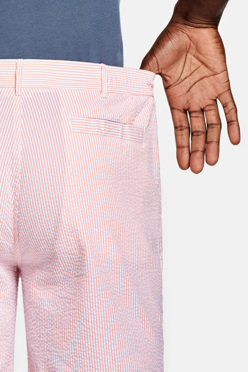 Dinghies * Die Seersucker Shorts – Breite Streifen