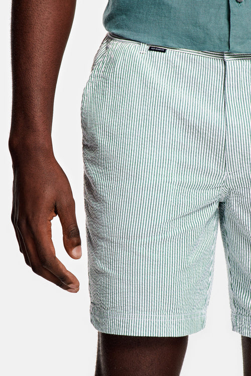 Trawlers * Die Seersucker Shorts – Breite Streifen