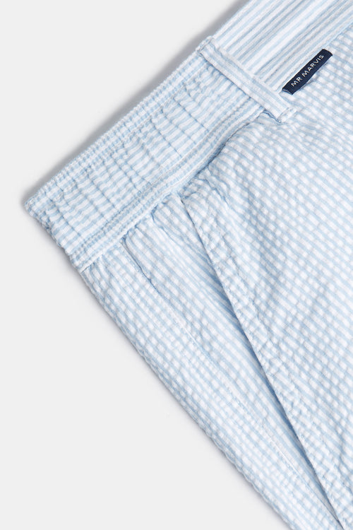 Pontoons * Die Seersucker Shorts – Breite Streifen