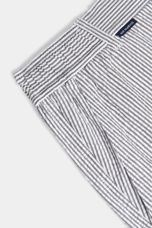 Submariners * Die Seersucker Shorts – Breite Streifen