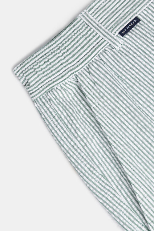 Trawlers * Die Seersucker Shorts – Breite Streifen