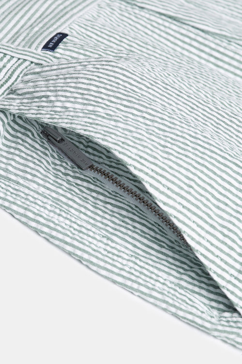 Trawlers * Die Seersucker Shorts – Breite Streifen