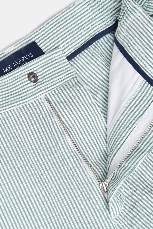 Trawlers * Die Seersucker Shorts – Breite Streifen