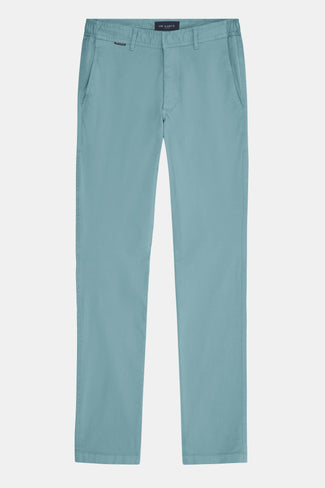 Astons * Die Longs blue green stretch cotton men's trousers | MR MARVIS
