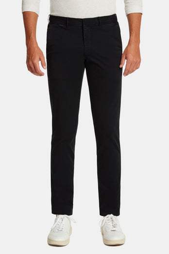 Blackjacks * Die Longs black stretch cotton men's trousers | MR MARVIS