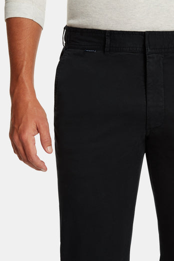 Blackjacks * Die Longs black stretch cotton men's trousers | MR MARVIS