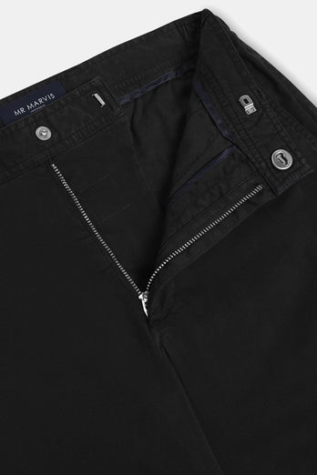 Blackjacks * Die Longs black stretch cotton men's trousers | MR MARVIS
