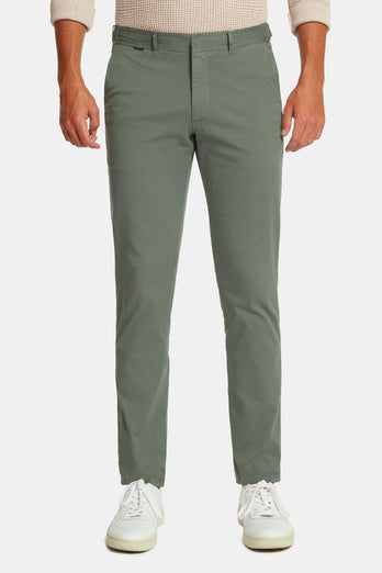 Defenders * Die Longs green stretch cotton men's trousers | MR MARVIS