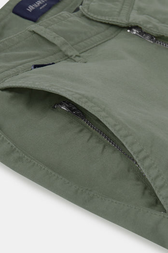 Defenders * Die Longs green stretch cotton men's trousers | MR MARVIS