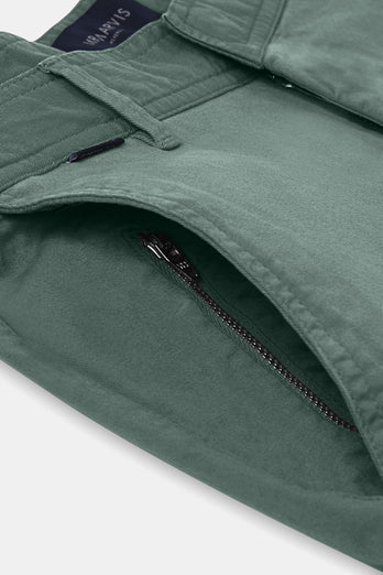 Felsons * Die Longs mid green stretch cotton men's trousers | MR MARVIS