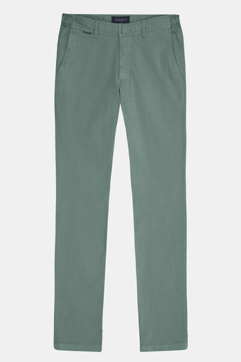 Felsons * Die Longs mid green stretch cotton men's trousers | MR MARVIS
