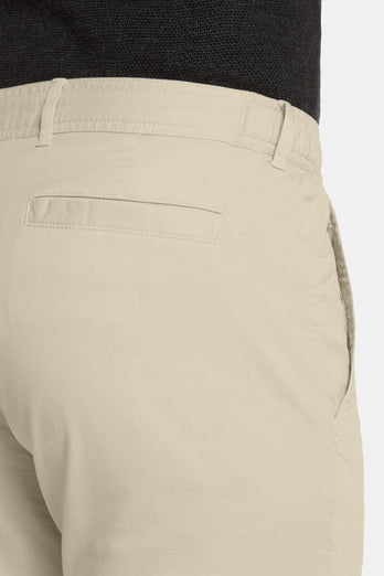 Gazettes * Die Longs beige stretch cotton men's trousers | MR MARVIS