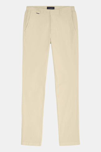 Gazettes * Die Longs beige stretch cotton men's trousers | MR MARVIS