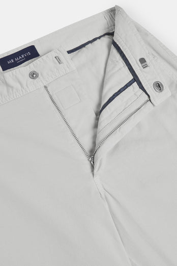 Gullwings * Die Longs light grey stretch cotton men's trousers | MR MARVIS