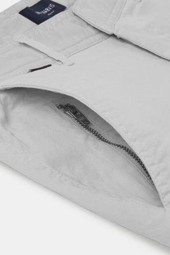 Gullwings * Die Longs light grey stretch cotton men's trousers | MR MARVIS