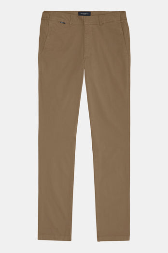 Jones * Die Longs brown stretch cotton men's trousers | MR MARVIS