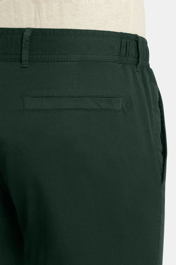 Lakes * Die Longs dark green stretch cotton men's trousers | MR MARVIS