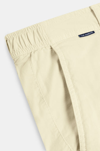 Limoncellos * Die Longs light yellow stretch cotton men's trousers | MR MARVIS