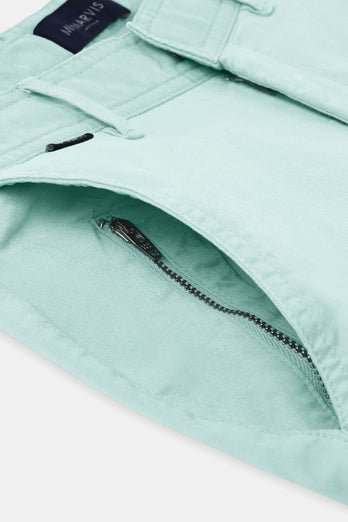 Mints * Die Longs mint green stretch cotton men's trousers | MR MARVIS