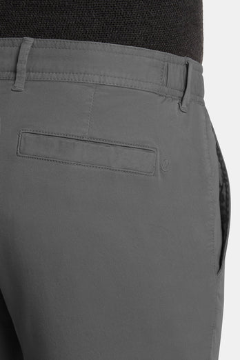 Newmans * Die Longs mid grey stretch cotton men's trousers | MR MARVIS