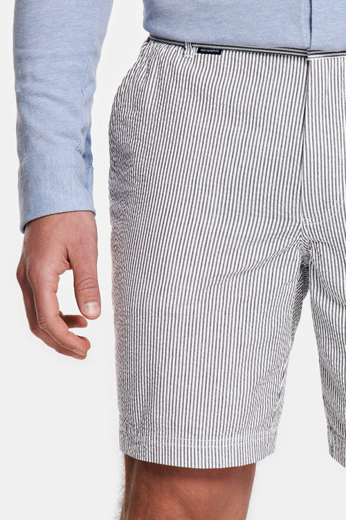 Submariners * Die Seersucker Shorts – Breite Streifen
