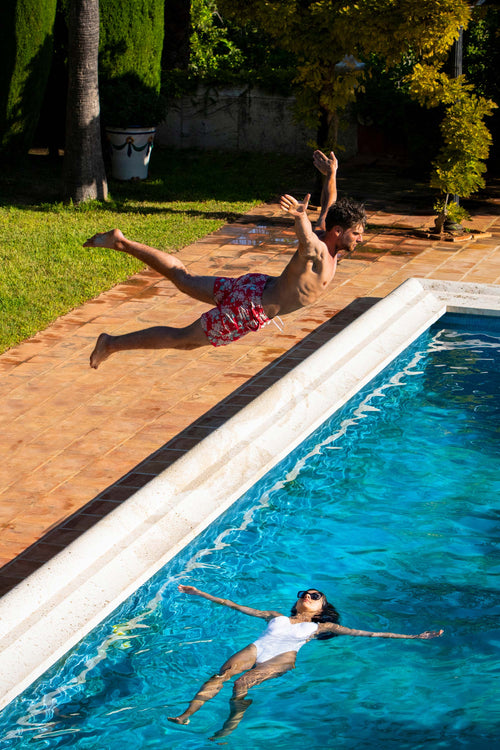 Blooms * Die bedruckten Badeshorts