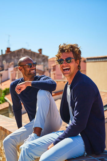 Gullwings * Die Longs light grey stretch cotton men's trousers | MR MARVIS