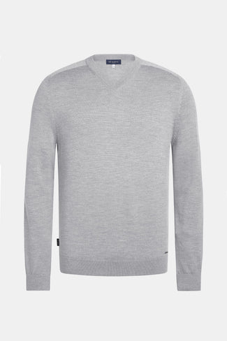 Oysters * Der Merino V-Neck Pullover