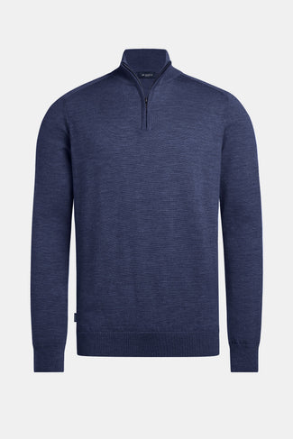 Kingfishers * Der Merino Zip-Pullover