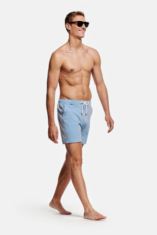 Nautics * Die Seersucker Badeshorts