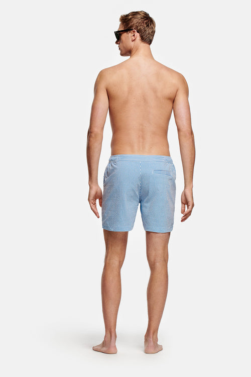 Nautics * Die Seersucker Badeshorts