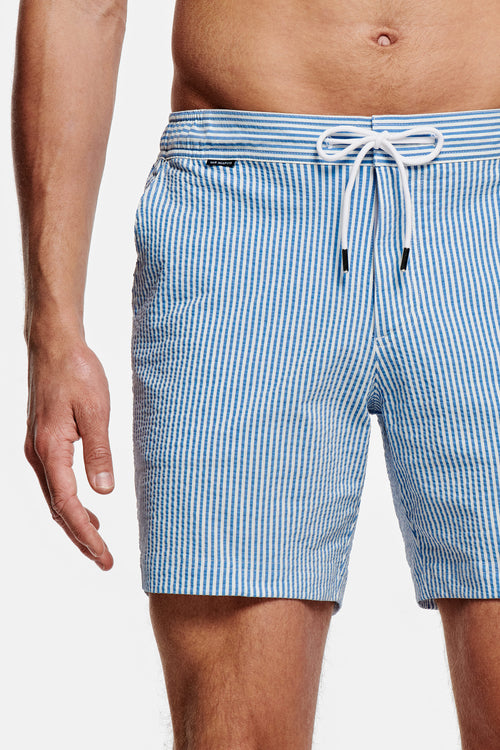 Nautics * Die Seersucker Badeshorts