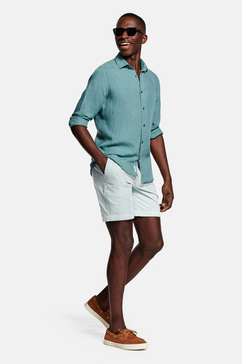 Trawlers * Die Seersucker Shorts – Breite Streifen
