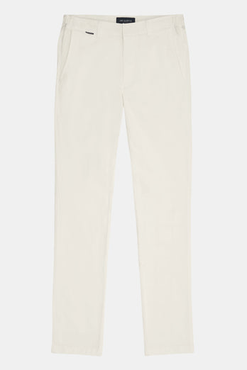 off white stretch cotton men's trousers | MR MARVIS