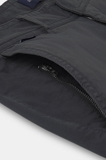 dark grey stretch cotton men's trousers | MR MARVIS