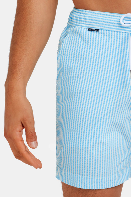 Aristons * Die Seersucker Badeshorts